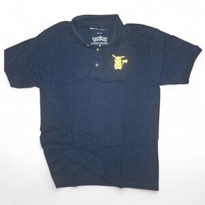 Men's Polo shirts -POKEMON -Navy Color -100% Cotton